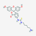 Fluorescein-Cadaverine Dihydrobromide结构式
