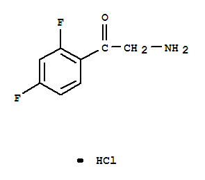 Structure of 2,4-DIFLUOROPHENACYLAMINE HYDROCHLORIDE