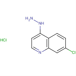 Structure of 7-CHLORO-4-HYDRAZINOQUINOLINE HYDROCHLORIDE