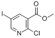 2-氯-5-碘烟酸甲酯结构式