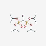 Structure of FLUOROMETHYLENE-BISPHOSPHONIC ACID TETRAKIS(1-METHYLETHYL) ESTER; P,P'-FLUOROMETHYLENE-BISPHOSPHONIC ACID P,P,P',P'-TETRAKIS(1-METHYLETHYL) ESTER