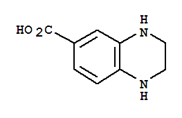 1,2,3,4-四氢喹噁啉-6-羧酸结构式