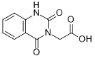 (2,4-二氧代-1,4-二氢喹唑啉-3(2H)-基)乙酸结构式