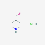 4-Fluoromethylpiperidine hydrochloride结构式