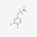 Benzeneethanamine, 3-fluoro-.alpha.,.alpha.,4-trime结构式