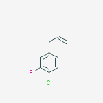 Structure of 2-Fluoro-4-(2-methylallyl)chlorobenzene