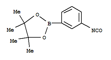 3-异氰酰苯基硼酸频哪醇酯结构式
