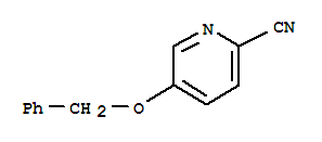 5-苄氧基-2-氰基吡啶结构式
