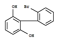 Structure of [1,1'-Biphenyl]-2,6-diol,2'-bromo-