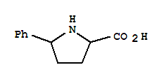 Structure of Proline,5-phenyl-