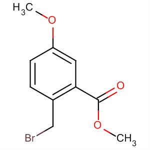 Structure of 2-BROMOMETHYL-5-METHOXY-BENZOIC ACID METHYL ESTER