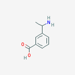 Structure of 3-(1-Aminoethyl)benzoic acid