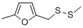 Structure of Furan, 2-methyl-5-(methyldithio)methyl-