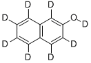 Structure of 2-NAPHTHOL-D8