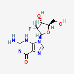 Structure of 2-Deoxy-2-fluoroguanosine