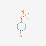 Structure of 4-oxocyclohexyl methanesulfonate