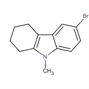 Structure of 1H-Carbazole, 6-bromo-2,3,4,9-tetrahydro-9-methyl-