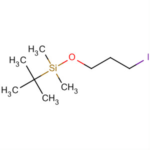 Structure of Silane, (1,1-dimethylethyl)(3-iodopropoxy)dimethyl-