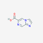 imidazo[1,2-a]pyrazine-6-carboxylic acid结构式