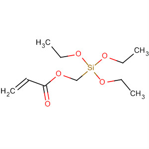Structure of 2-Propenoic acid, (triethoxysilyl)methyl ester
