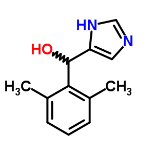 Structure of (2,6-dimethylphenyl)(1H-imidazol-5-yl)methanol