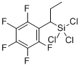 Structure of PENTAFLUOROPHENYLPROPYLTRICHLOROSILANE