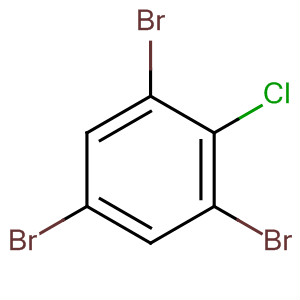1,3,5-三溴-2-氯苯结构式