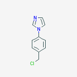 Structure of 1-(4-(Chloromethyl)phenyl)-1H-imidazole