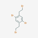 Structure of 1,4-dibromo-2,5-bis(2-bromoethyl)benzene