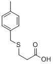 Structure of 3-(4-METHYL-BENZYLSULFANYL)-PROPIONIC ACID