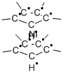 Structure of BIS(TETRAMETHYLCYCLOPENTADIENYL)NICKEL