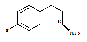 Structure of (1R)-6-fluoroindan-1-amine