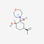 Structure of (1s,2s,4r)-2-(4-hydroxymorpholin-4-ium-4-yl)-1-methyl-4-prop-1-en-2-ylcyclohexan-1-ol