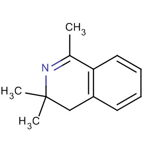 Structure of Isoquinoline, 3,4-dihydro-1,3,3-trimethyl-