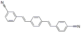 3-(2-{4-[2-(4-cyanophenyl)vinyl]phenyl}vinyl)benzonitrile结构式