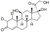 Structure of CORTISOL-1,2-D2