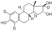 Structure of 16ALPHA-HYDROXY-17BETA-ESTRADIOL-2,4,17-D3