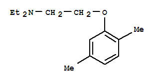 Structure of Ethanamine,2-(2,5-dimethylphenoxy)-N,N-diethyl-