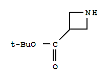 Structure of 3-Azetidinecarboxylicacid, 1,1-dimethylethyl ester
