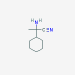 Structure of CYCLOHEXANEACETONITRILE,A-AMINO-A-METHYL-