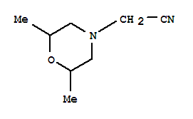 4-Morpholineacetonitrile,2,6-dimethyl-结构式