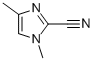 Structure of 1H-Imidazole-2-carbonitrile,1,4-dimethyl-