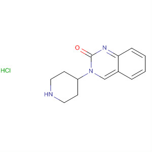Structure of 2(1H)-Quinazolinone, 3,4-dihydro-3-(4-piperidinyl)-, monohydrochloride