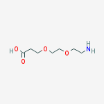 Structure of α-amine-ω-propionic acid diethylene glycol