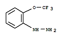 2-三氟甲氧基苯肼结构式