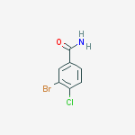 Structure of 3-Bromo-4-chlorobenzamide