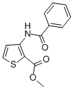 METHYL 3-(BENZOYLAMINO)-2-THIOPHENECARBOXYLATE结构式