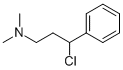 Structure of (3-CHLORO-3-PHENYL-PROPYL)-DIMETHYL-AMINE HYDROCHLORIDE