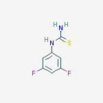 1-(3,5-difluorophenyl)thioure结构式
