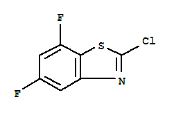 Structure of 2-CHLORO-5,7-DIFLUOROBENZOTHIAZOLE